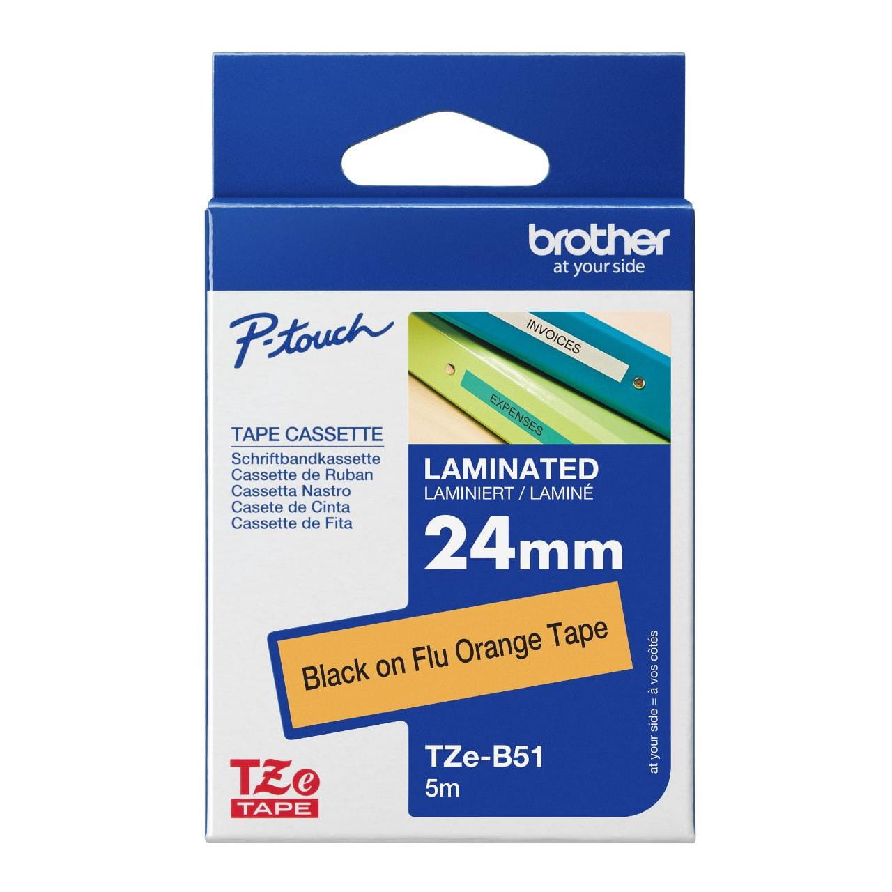 Brother TZe-B51 Genuine Label Printer (Label Maker) Tape 1