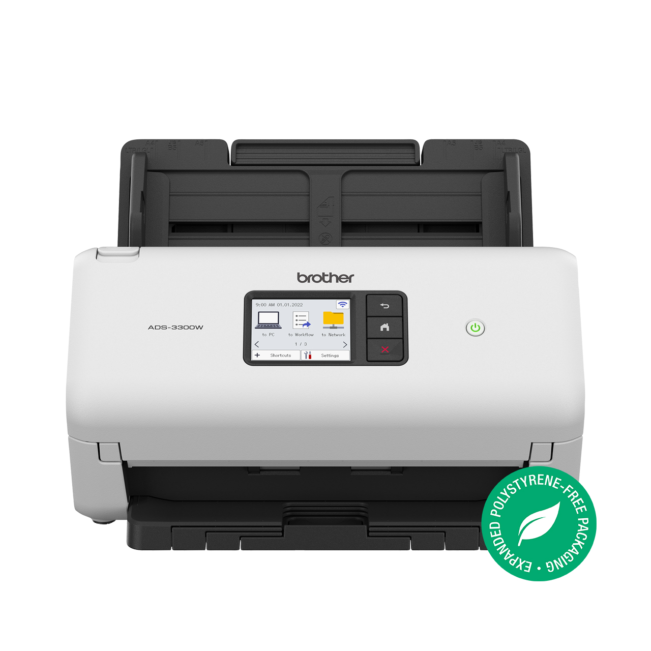 ADS-3300W Scanner - Front View 
