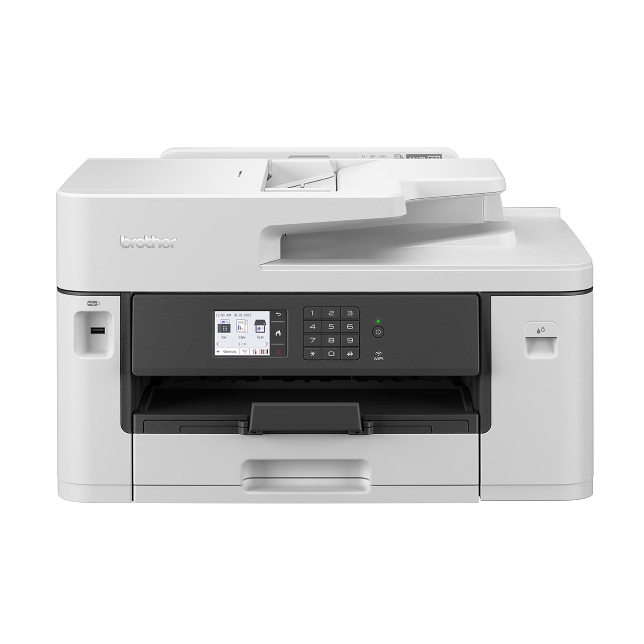 Brother MFC-J2340DW Inkjet Printer အရှေ့ဘက်မြင်ကွင်း