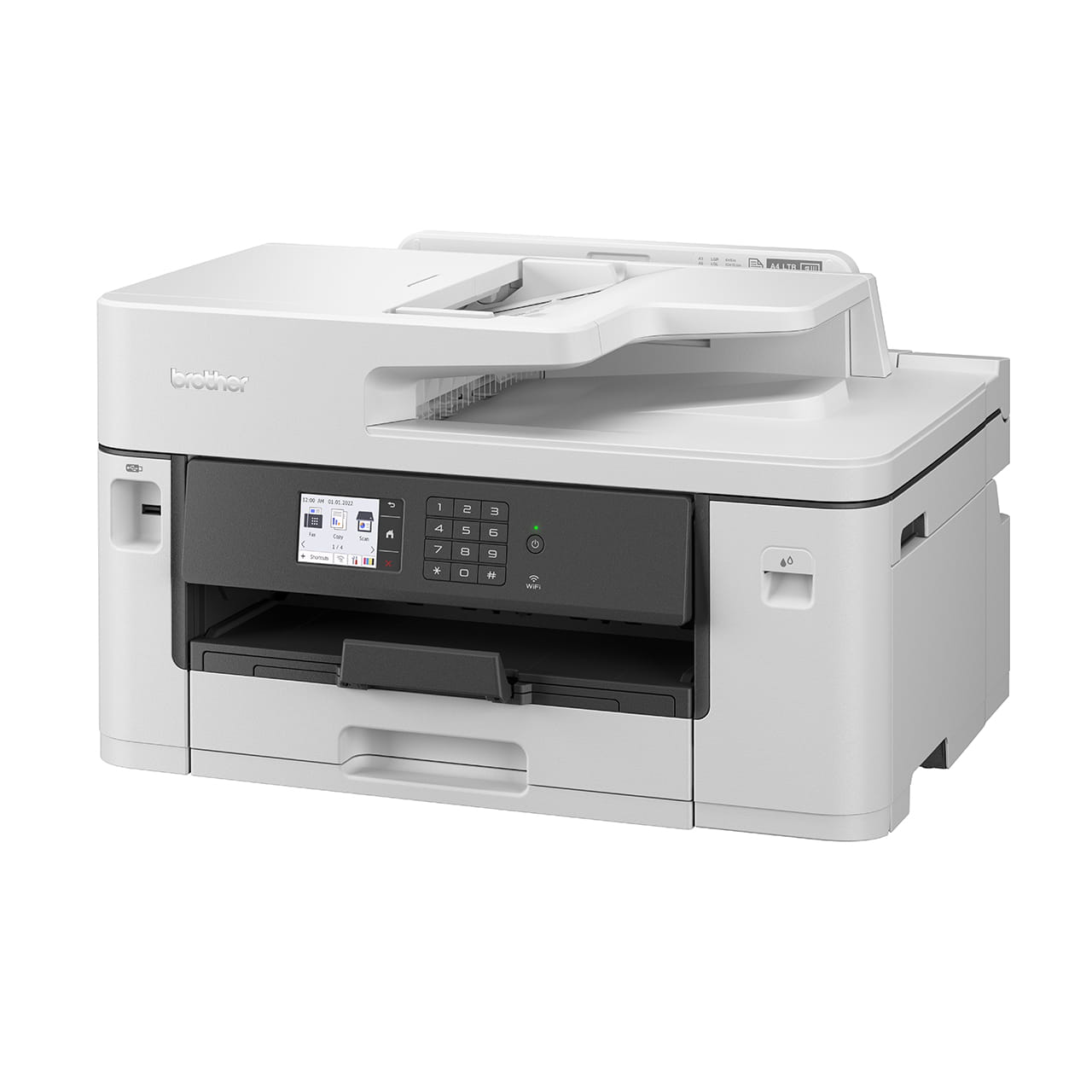 Brother MFC-J2340DW Inkjet Printer ဘယ်ဘက်မြင်ကွင်း