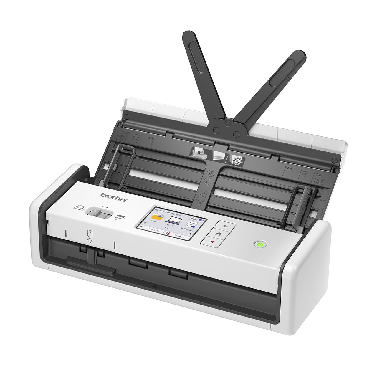 Brother ADS-1800W Scanner Left Side View